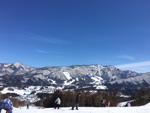 スキー場の景色